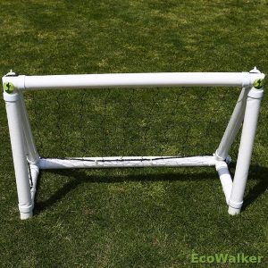 EcoWalker 91.5CMx61.5CM 便携式无斜边充气足球门 | 快速组装训练球网