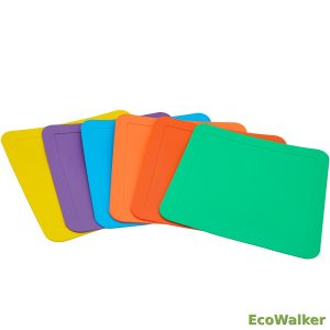 EcoWalker 30 厘米方形点位地标 混色 6 片装