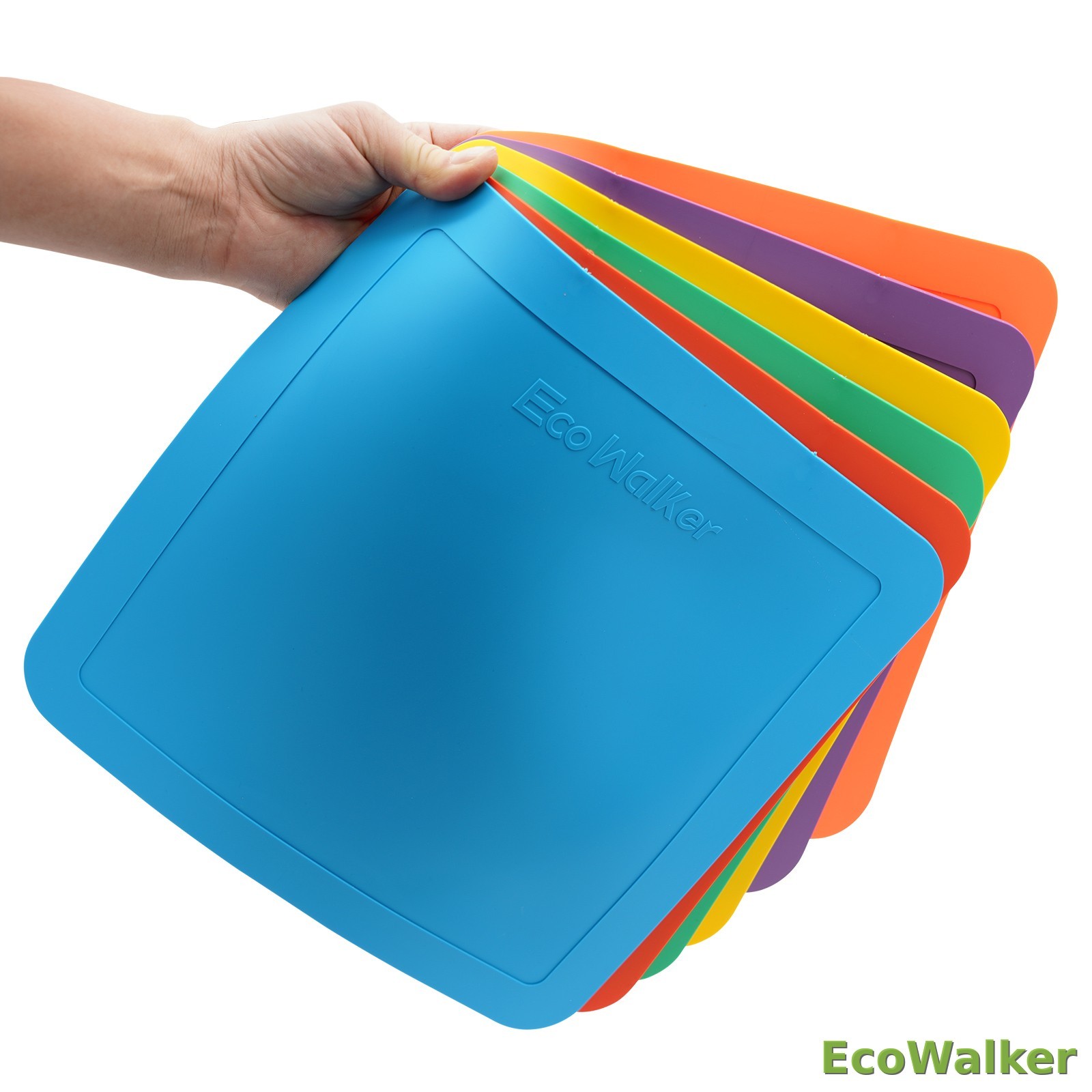 EcoWalker 30 厘米方形点位地标 混色 6 片装