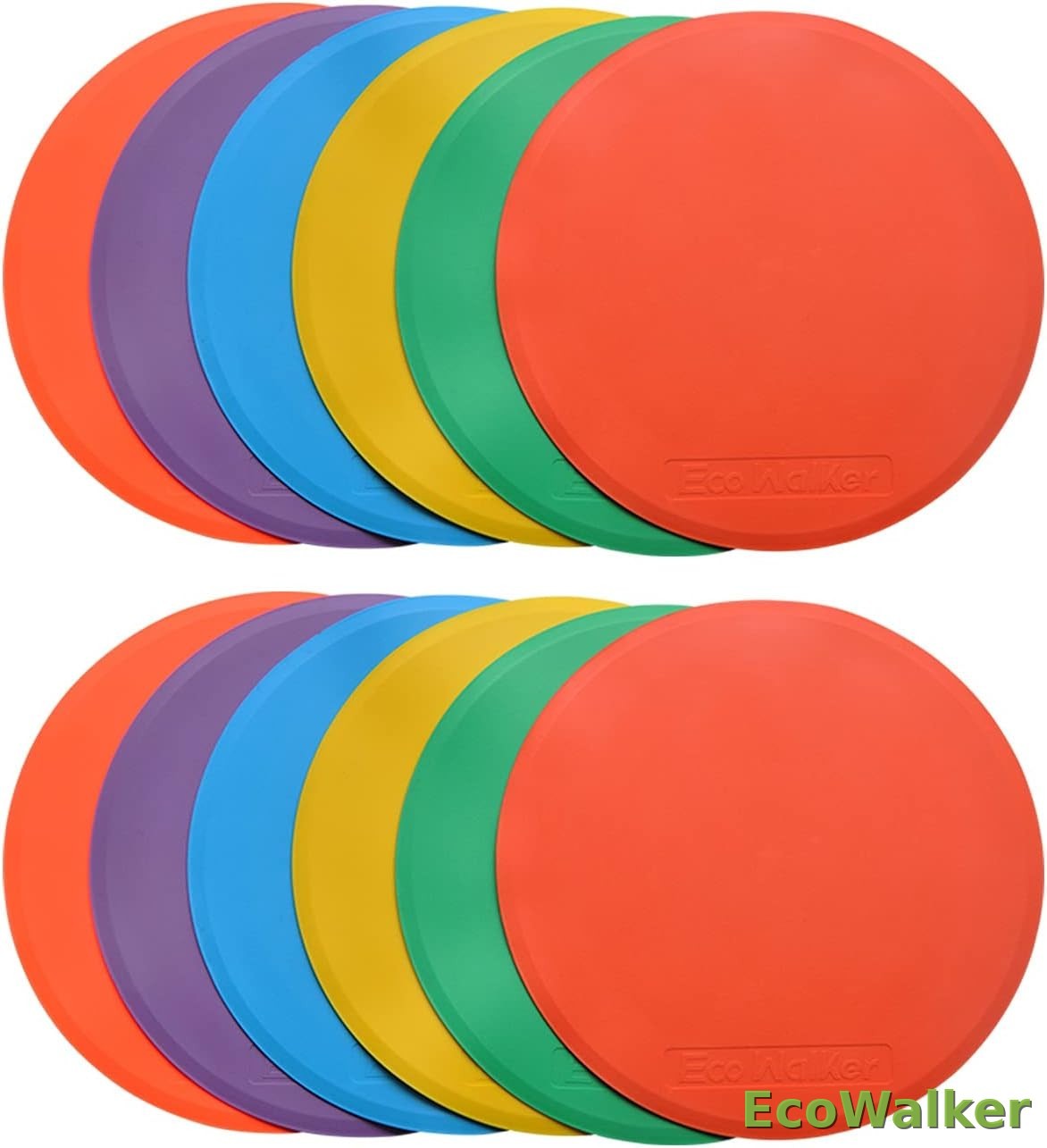 10inch Spot Markers 12pcs Floor Flat Field Cones