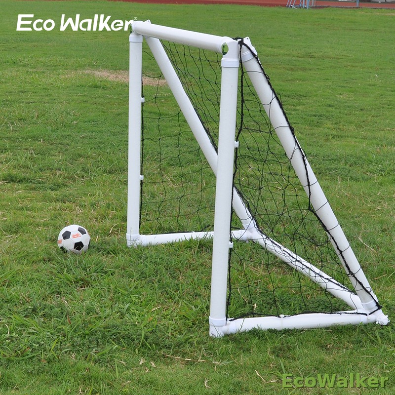 EcoWalker 1.2Mx1M 便携式充气足球门 | 快速组装训练球网 - 图片 2