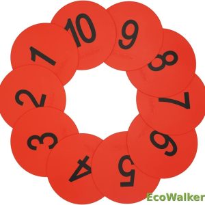 6inch Numbered Spot Markers Flat Floor Spot Non-Sl...