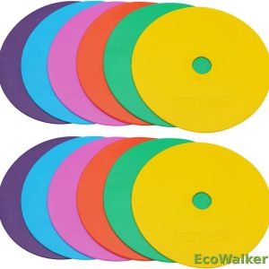 6 Inch Non-Skid Flat Cone Markers - With Hole Design