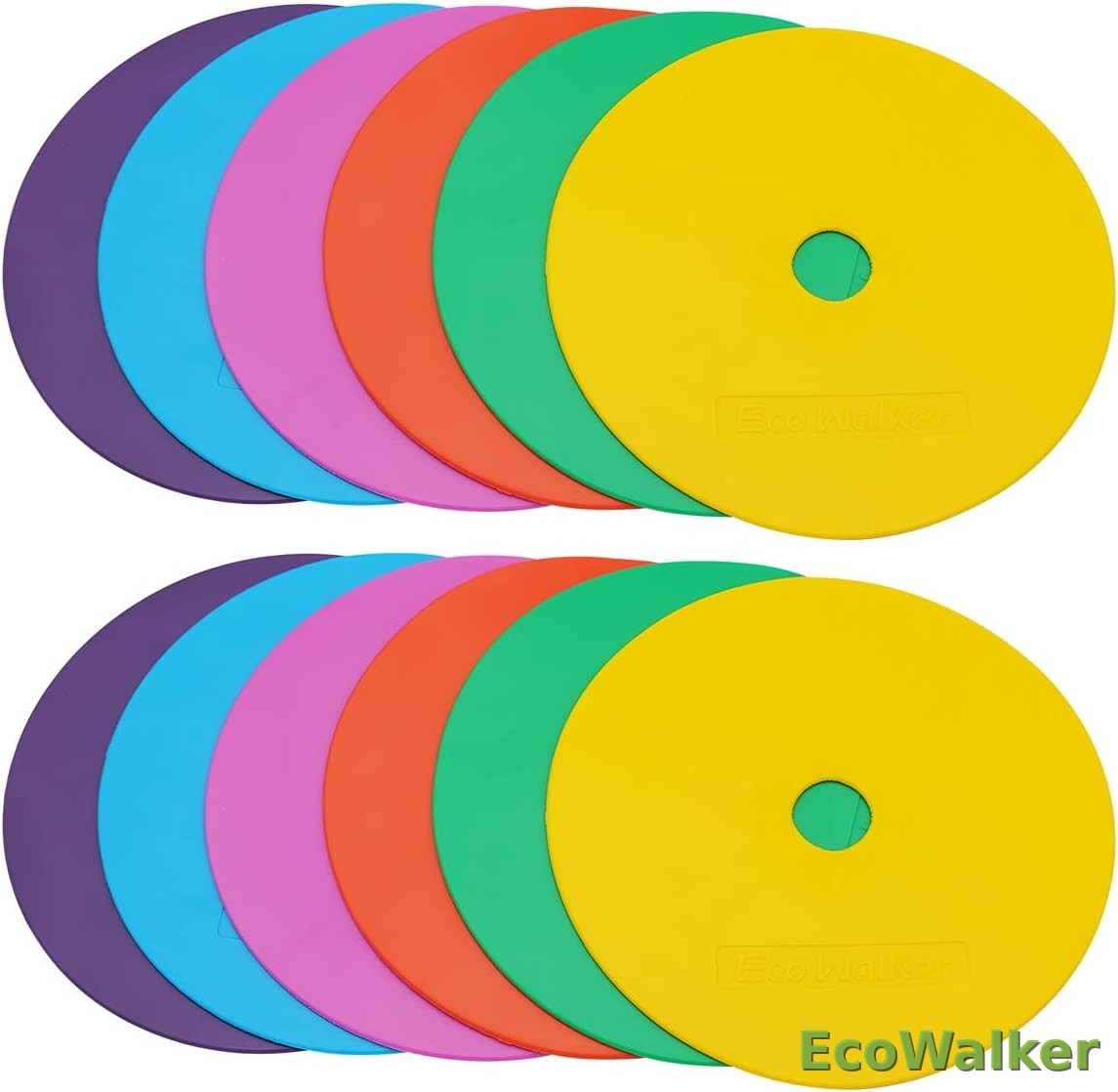 6 Inch Non-Skid Flat Cone Markers – With Hole Design