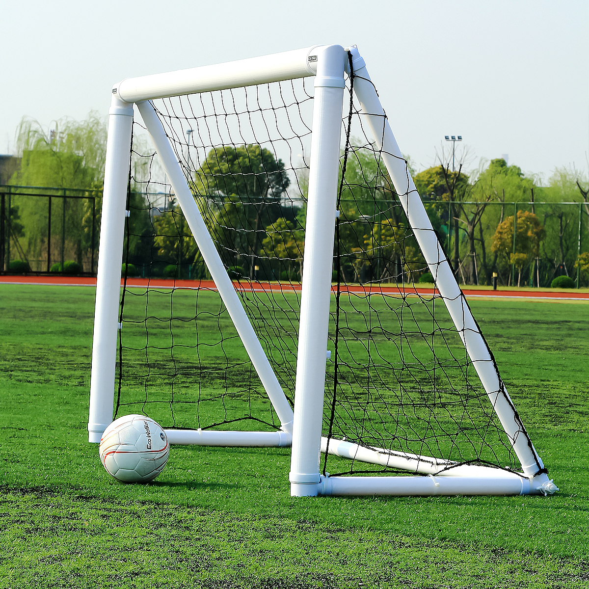 EcoWalker 6x4 ft Portable Inflatable Soccer Goal — Quick-Setup Training Net