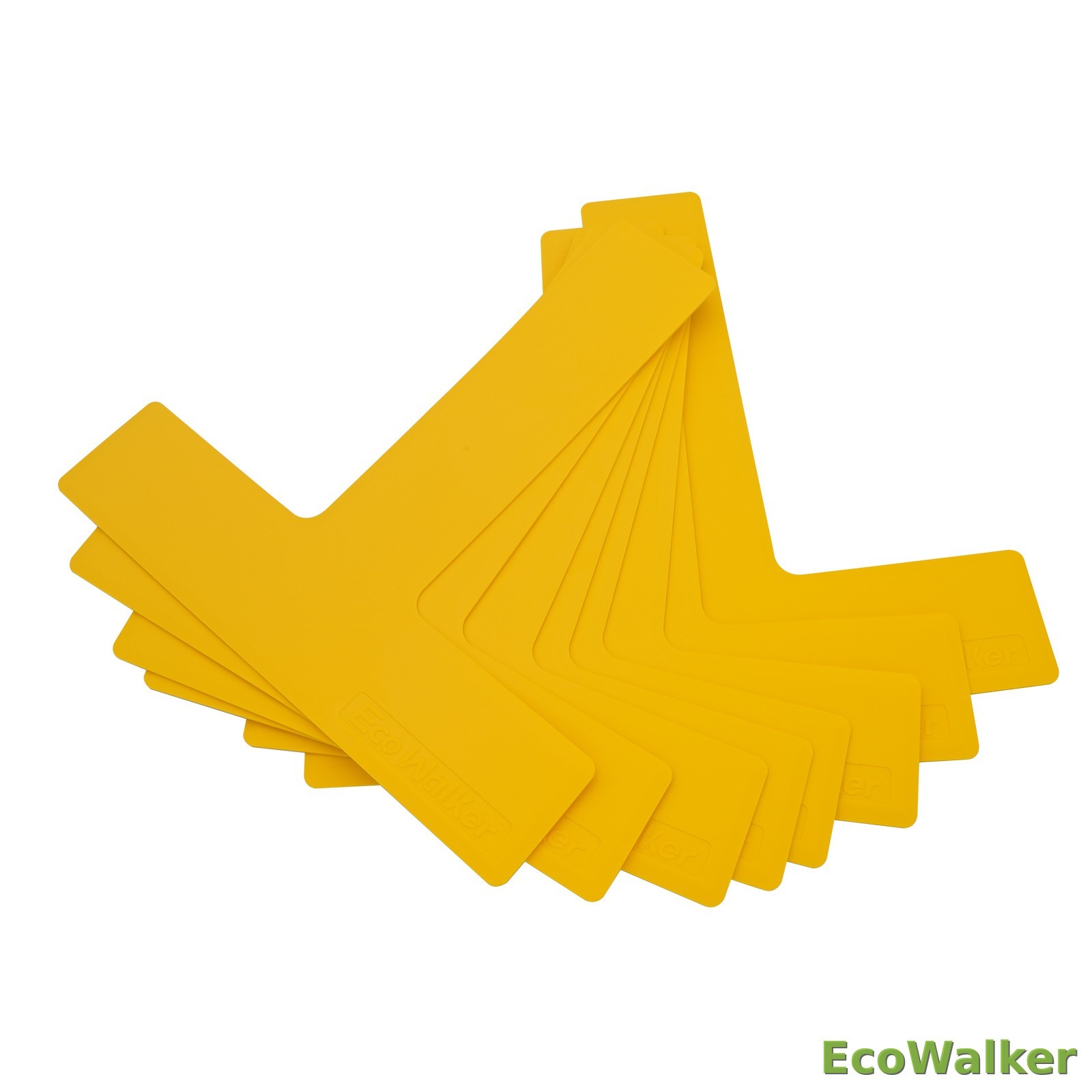 EcoWalker Badminton Court Boundary Markers — Yellow 12-Pack