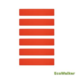 EcoWalker 直线场地标线贴 红色 10 片装
