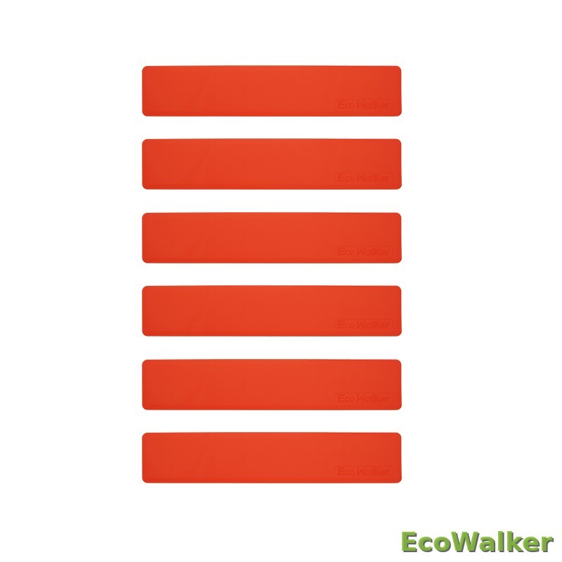 EcoWalker Straight-Line Court Markers — Red 10-Pack