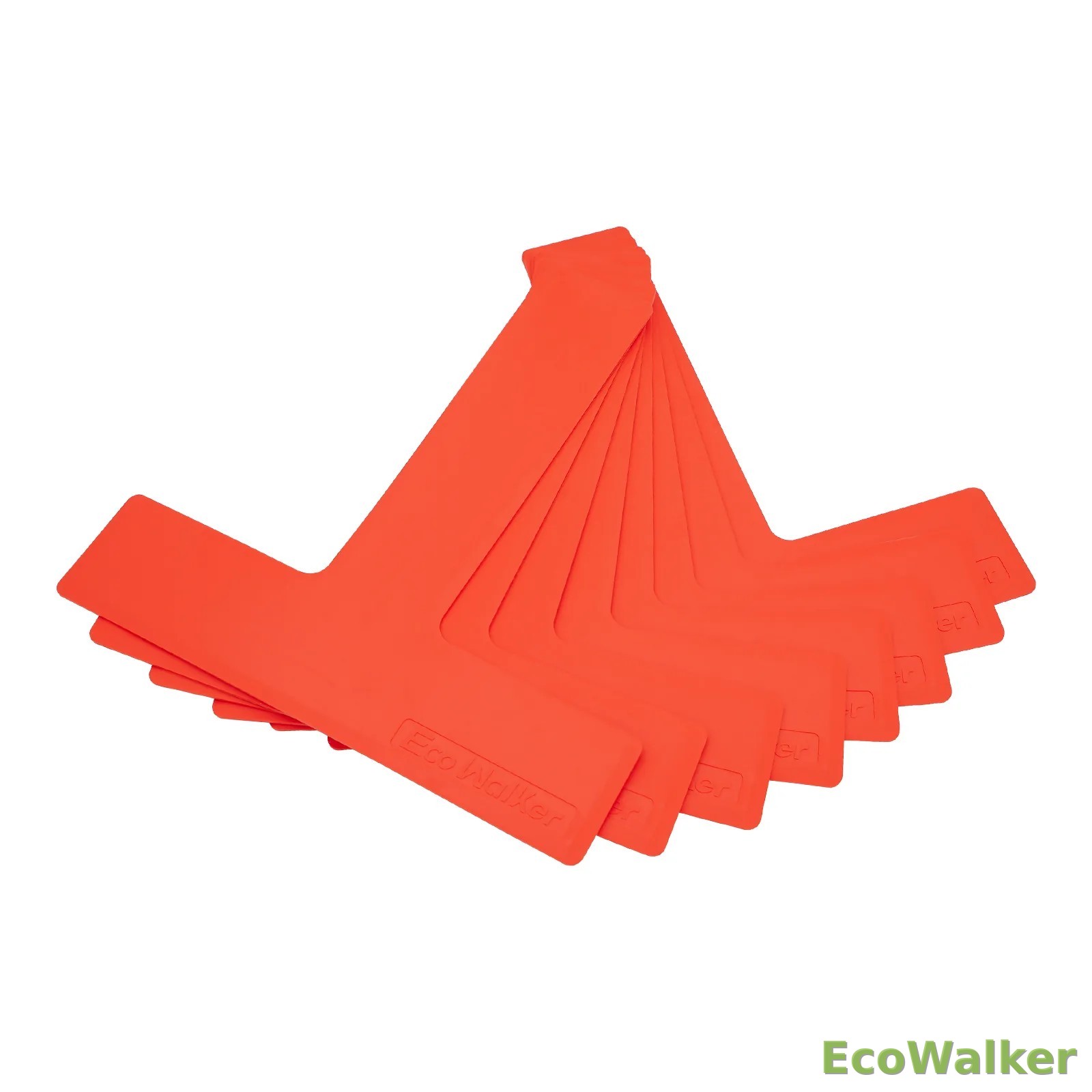 EcoWalker Pickleball / Badminton / Tennis Court Line & Footwork Trainer — Red