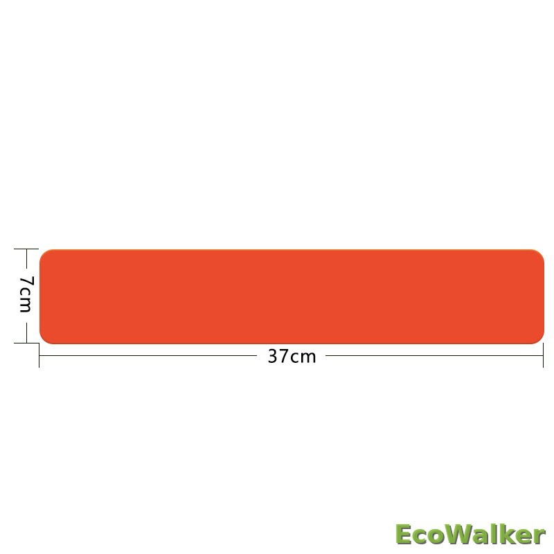 EcoWalker 直线场地标线贴 红色 10 片装